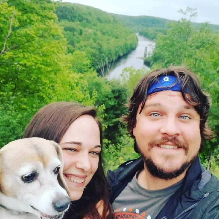 Where he popped the question, Hickory Run State Park in Pennsylvania 2019