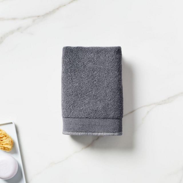 Organic Luxe Fibrosoft Towel, Hand Towel, Gray Dusk Melange