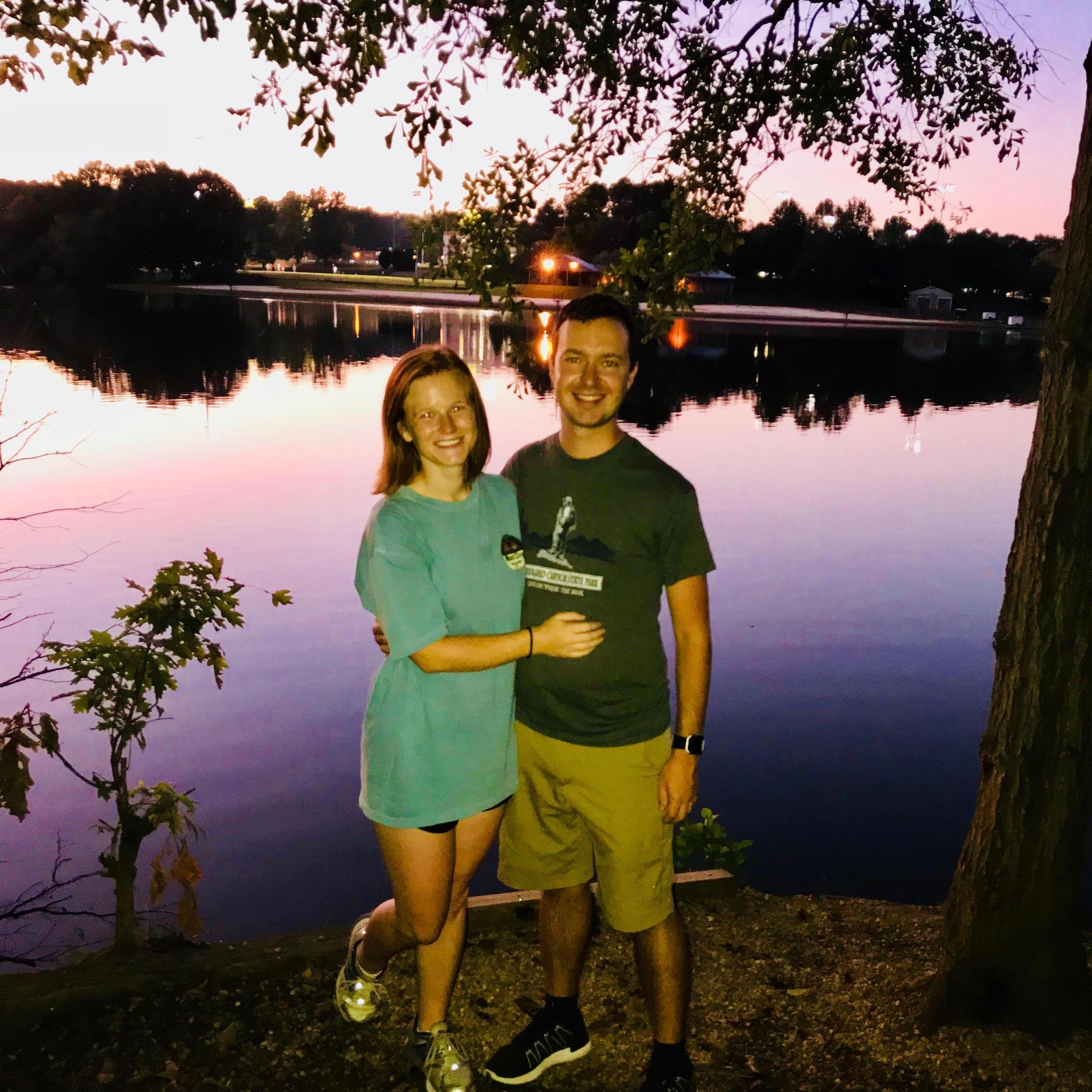 Our first picture together before the relationship 15 took over!