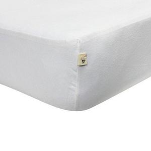 Burt's Bees Baby - Solid Fitted Crib Sheet, 100% Organic Crib Sheet for Standard Crib and Toddler Mattresses (Cloud)