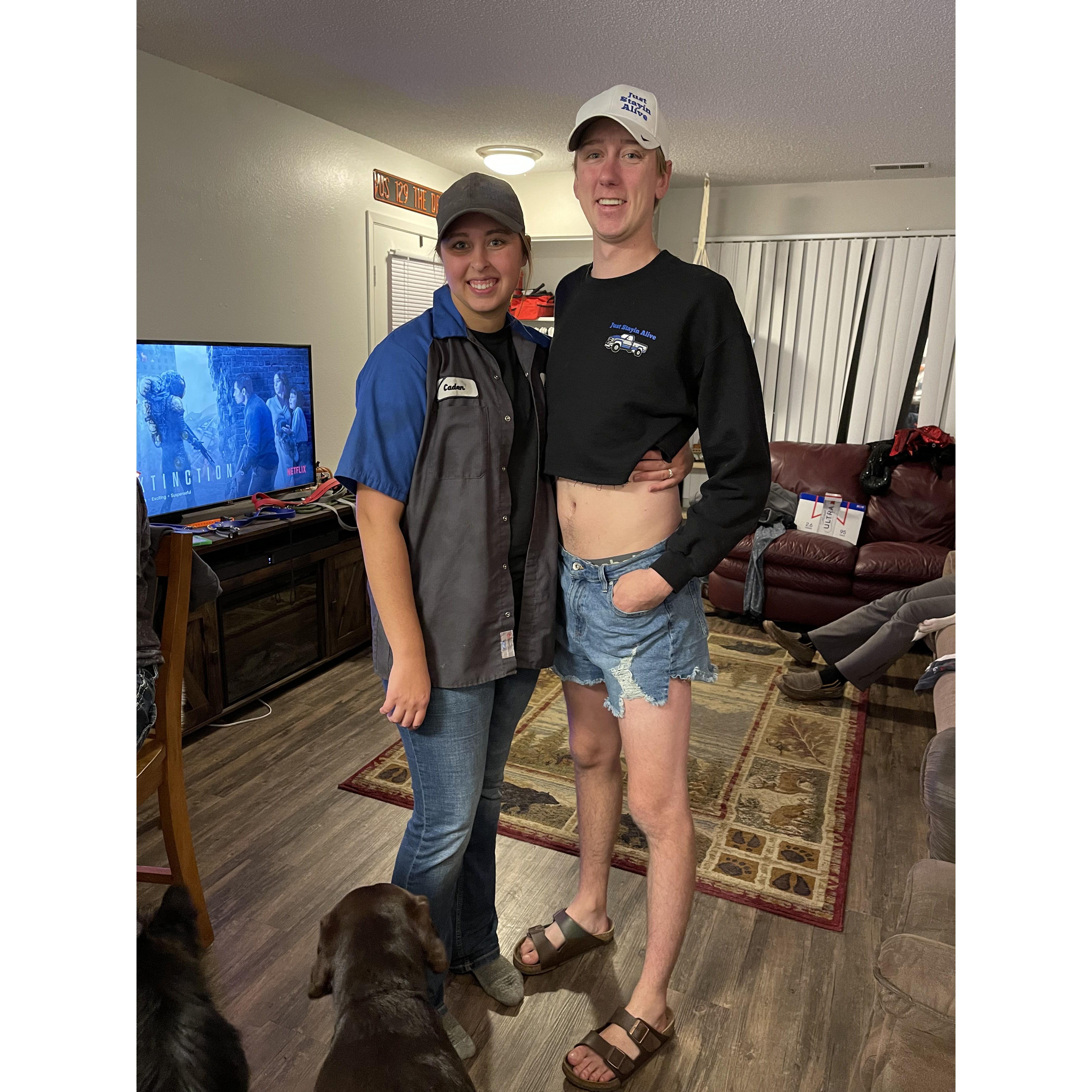 "Dress like significant other" costume party