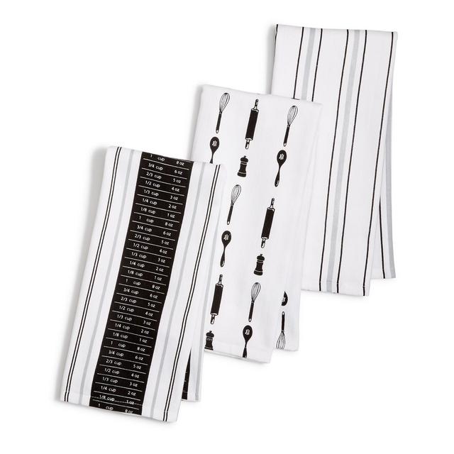 Martha Stewart Collection 3-Pc. Baking Kitchen Towel Set, Created for Macy's