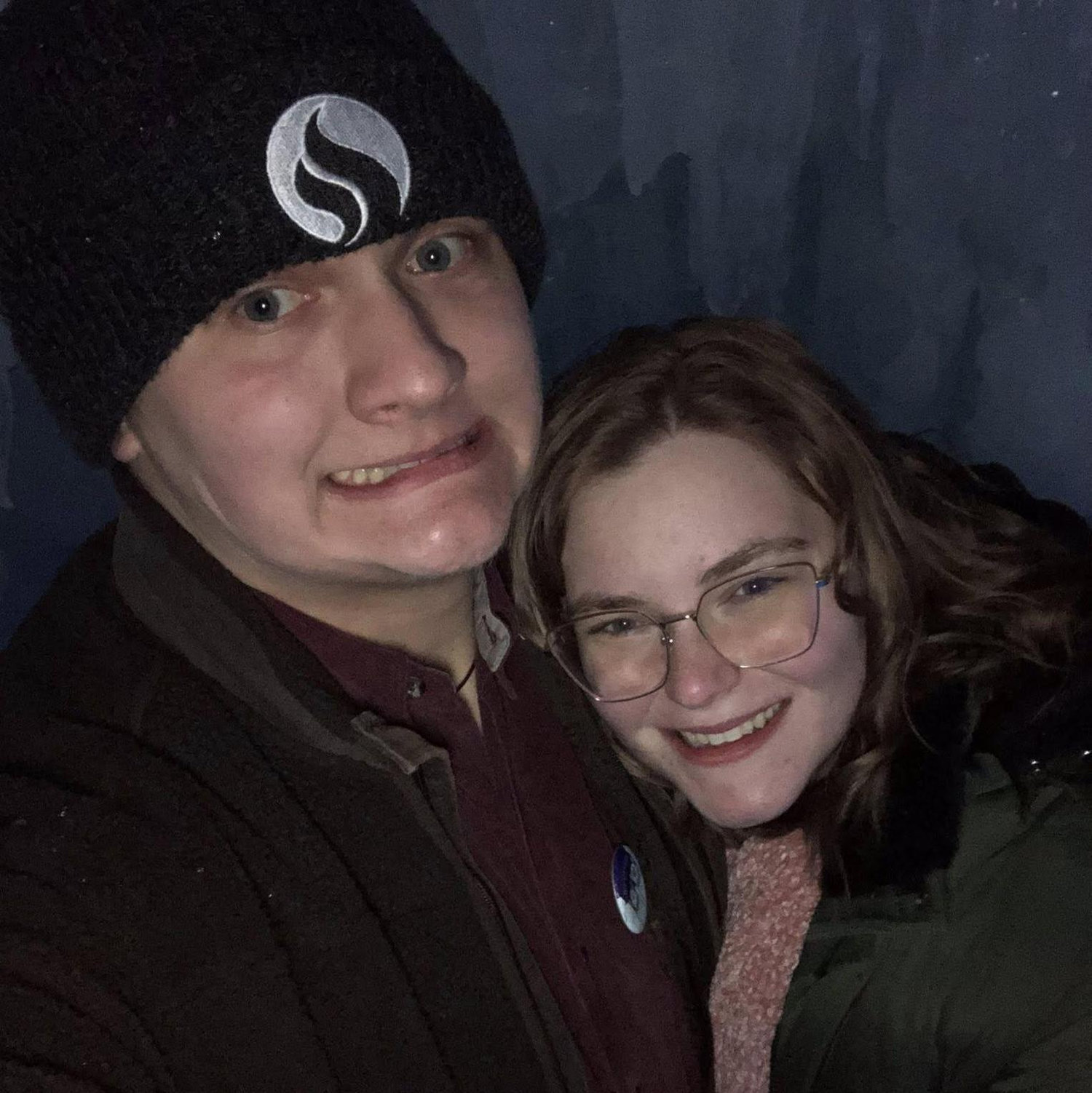 We went to Ice Castles together!