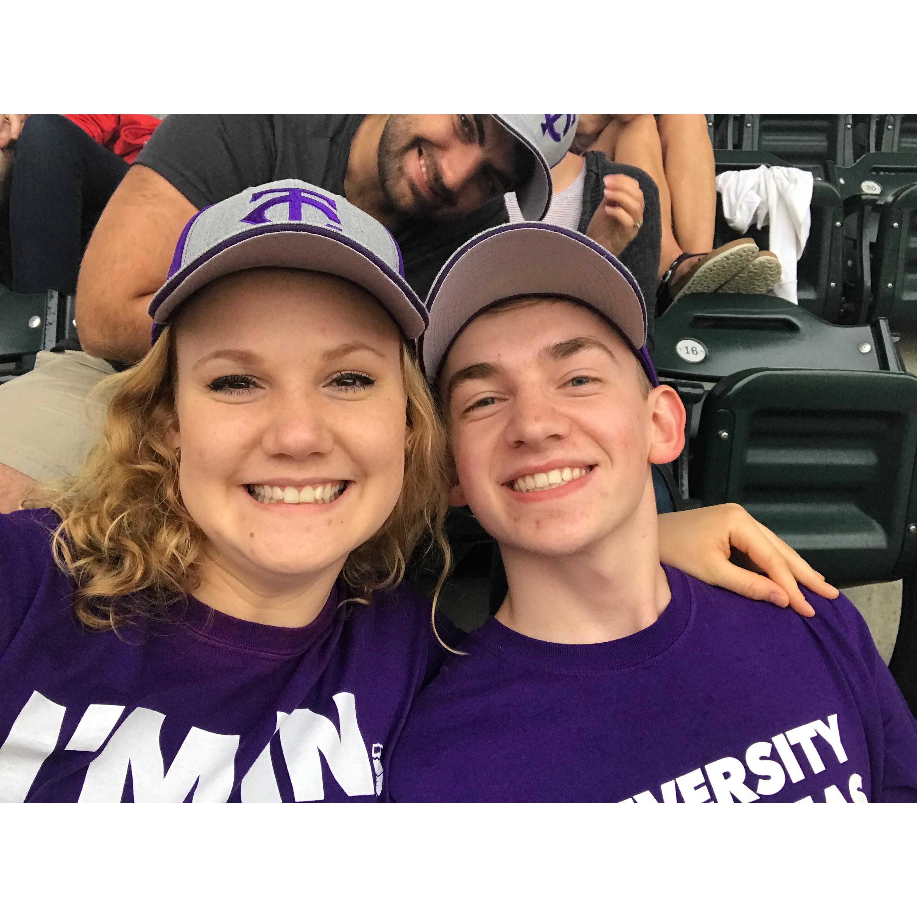 St. Thomas night at Target Field.
