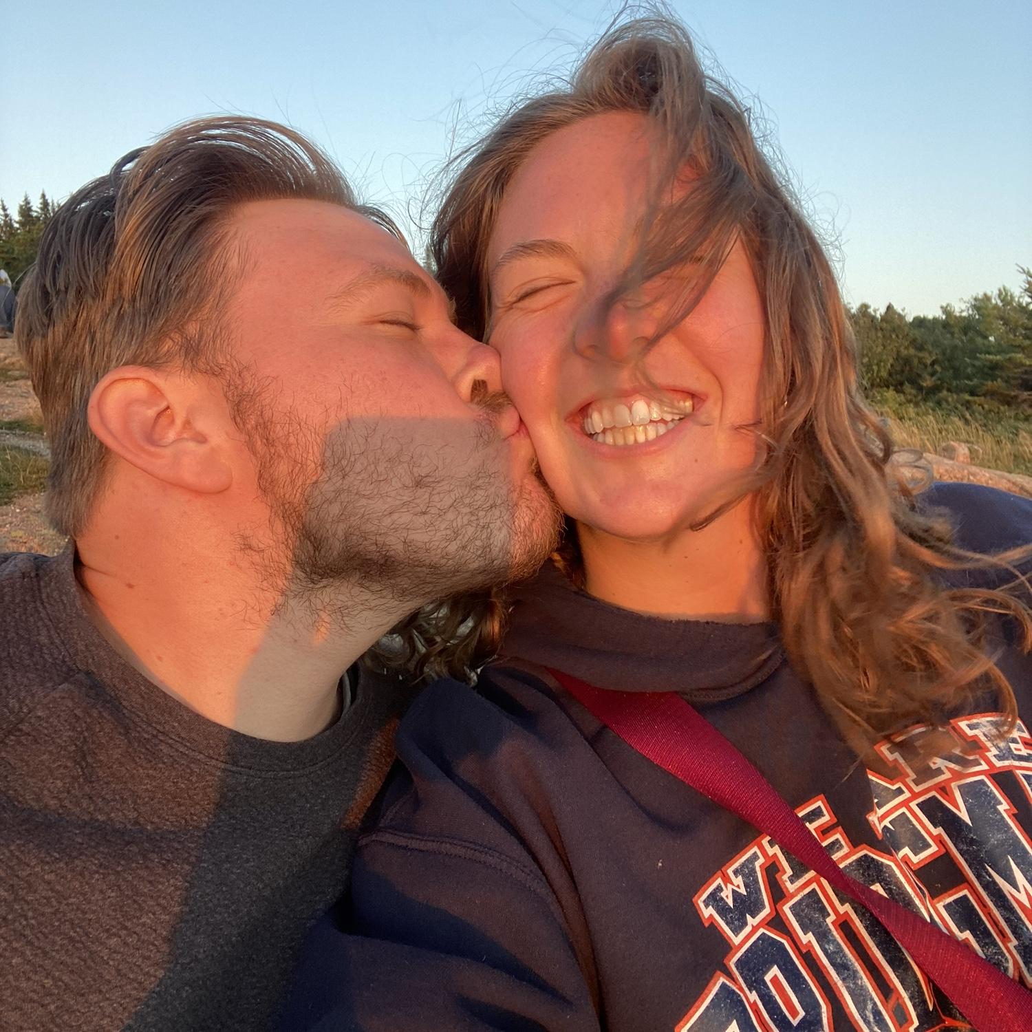 Acadia sunset selfies