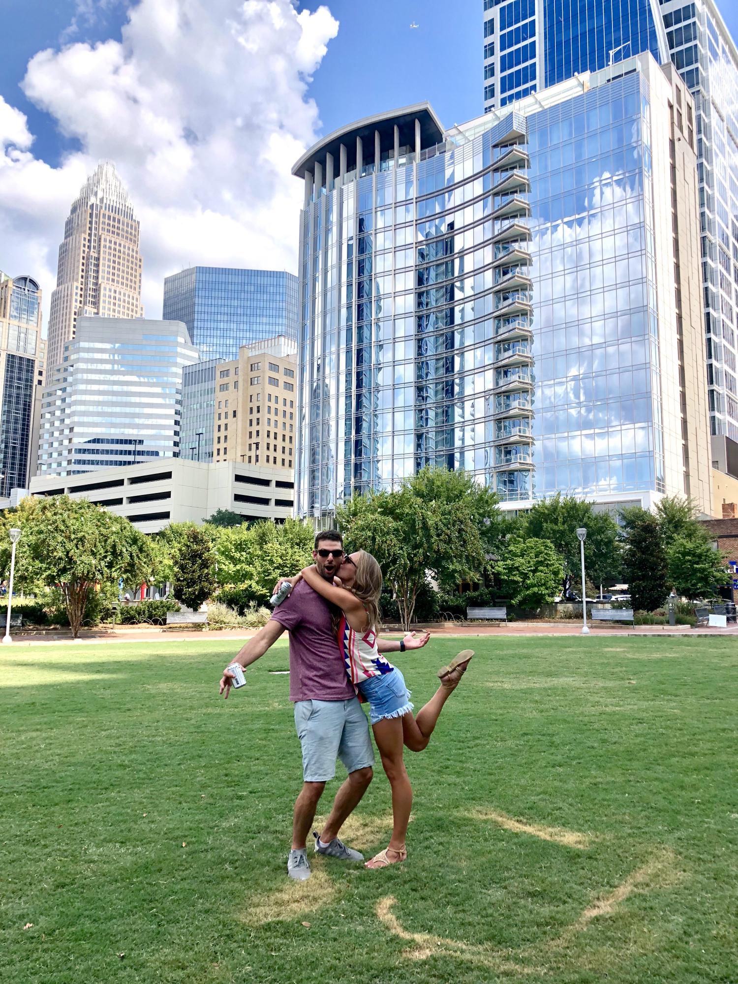 A little day drinking fun around uptown and enjoying gorgeous weather at Romare Bearden Park
