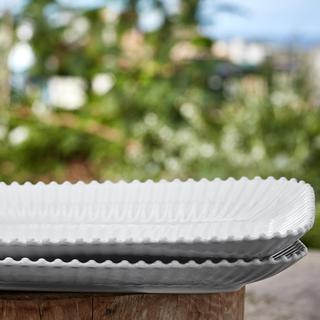 Pearl White Rectangular Platter