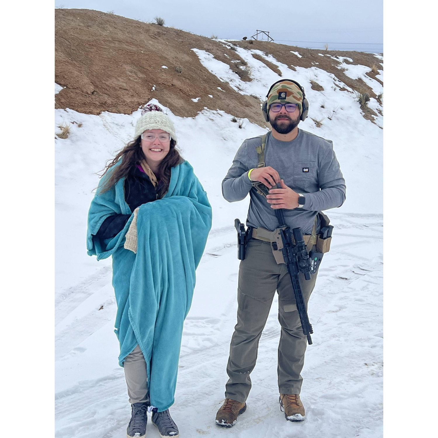 A cold range day in Albuquerque.