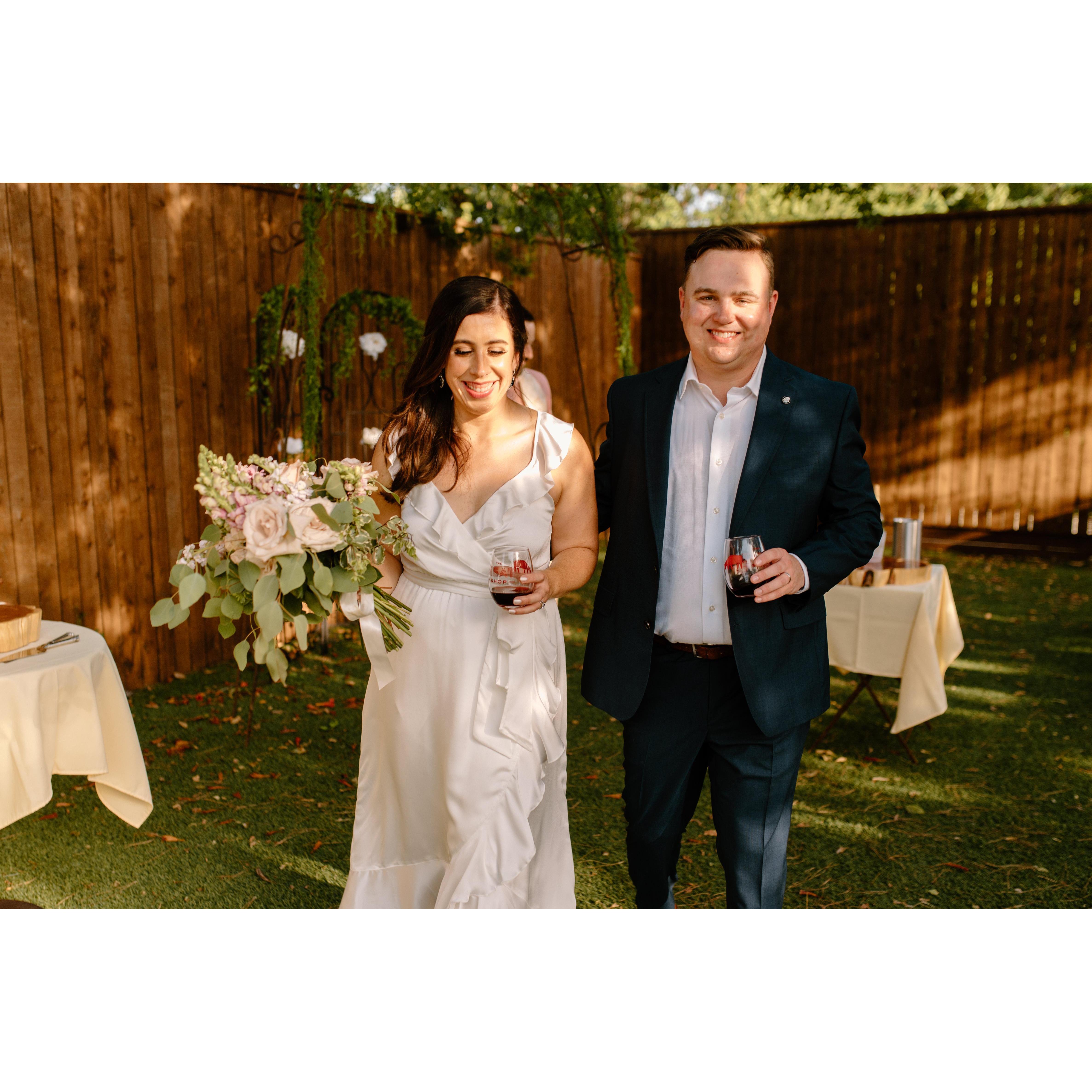 All smiles after the ceremony :)