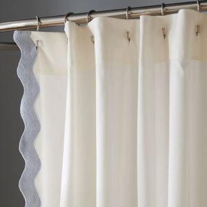 Anthropologie Embroidered Shower Curtain