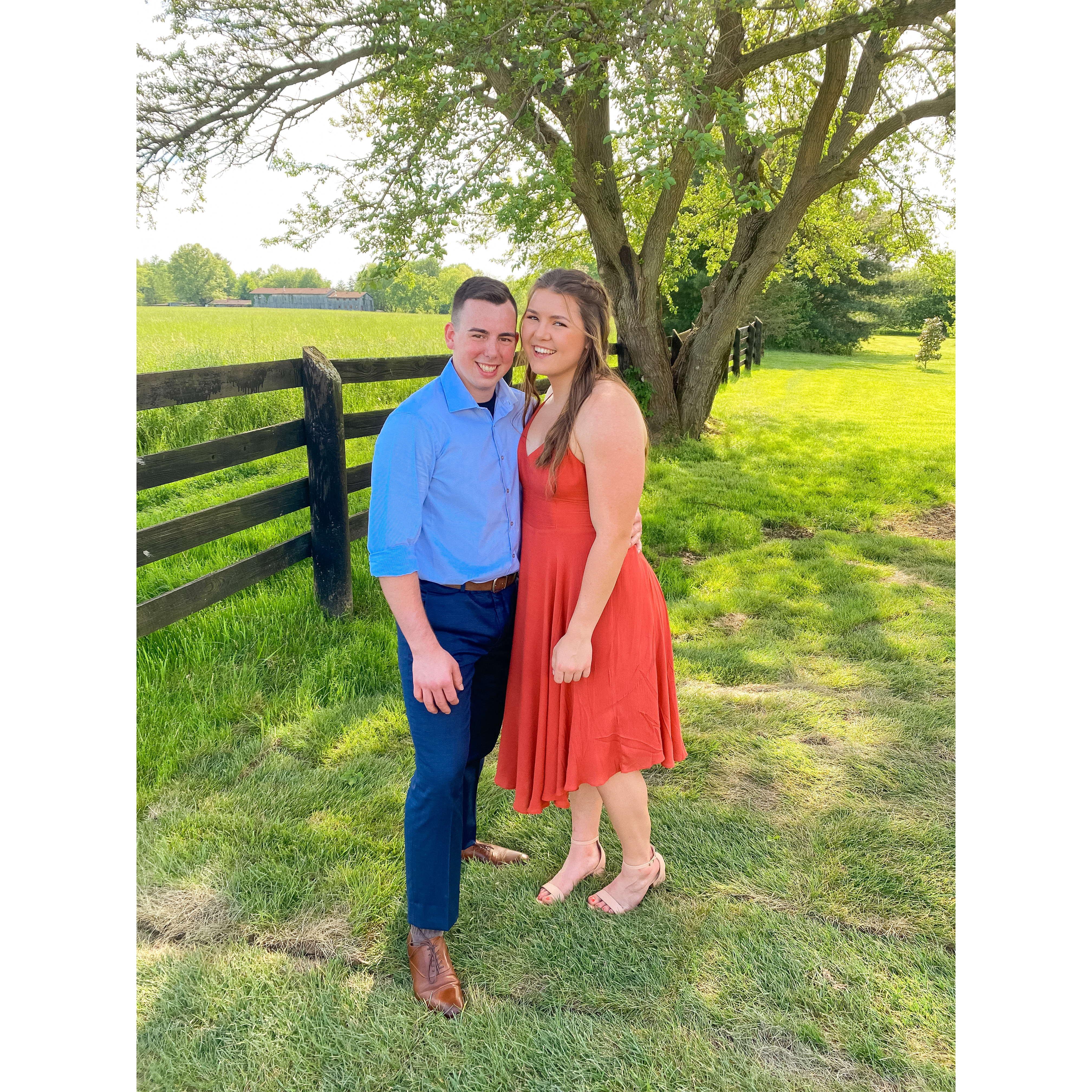 We clean up niice! Fun Fact: John likes dressing as much as/more than I do!