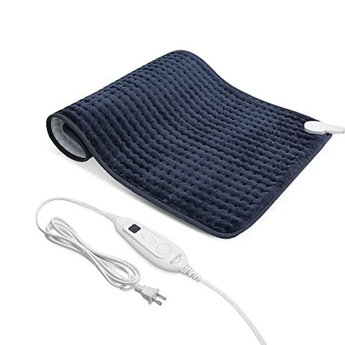 XXX-Large(33" x 17") Heating Pad, Electric Heating Pad for Back Pain and Cramps Relief,Moist and Dry Heat Therapy,6 Heat Levels with Auto-Off,Fast Soothe Muscle Cramps and Soreness Heated Pad