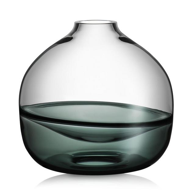 Kosta Boda Septum Smoke Grey Vase