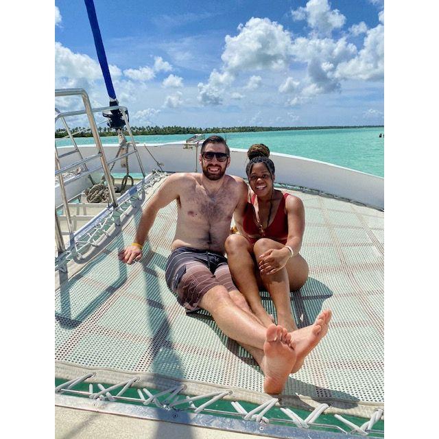 A Catamaran ride in the Dominican Republic