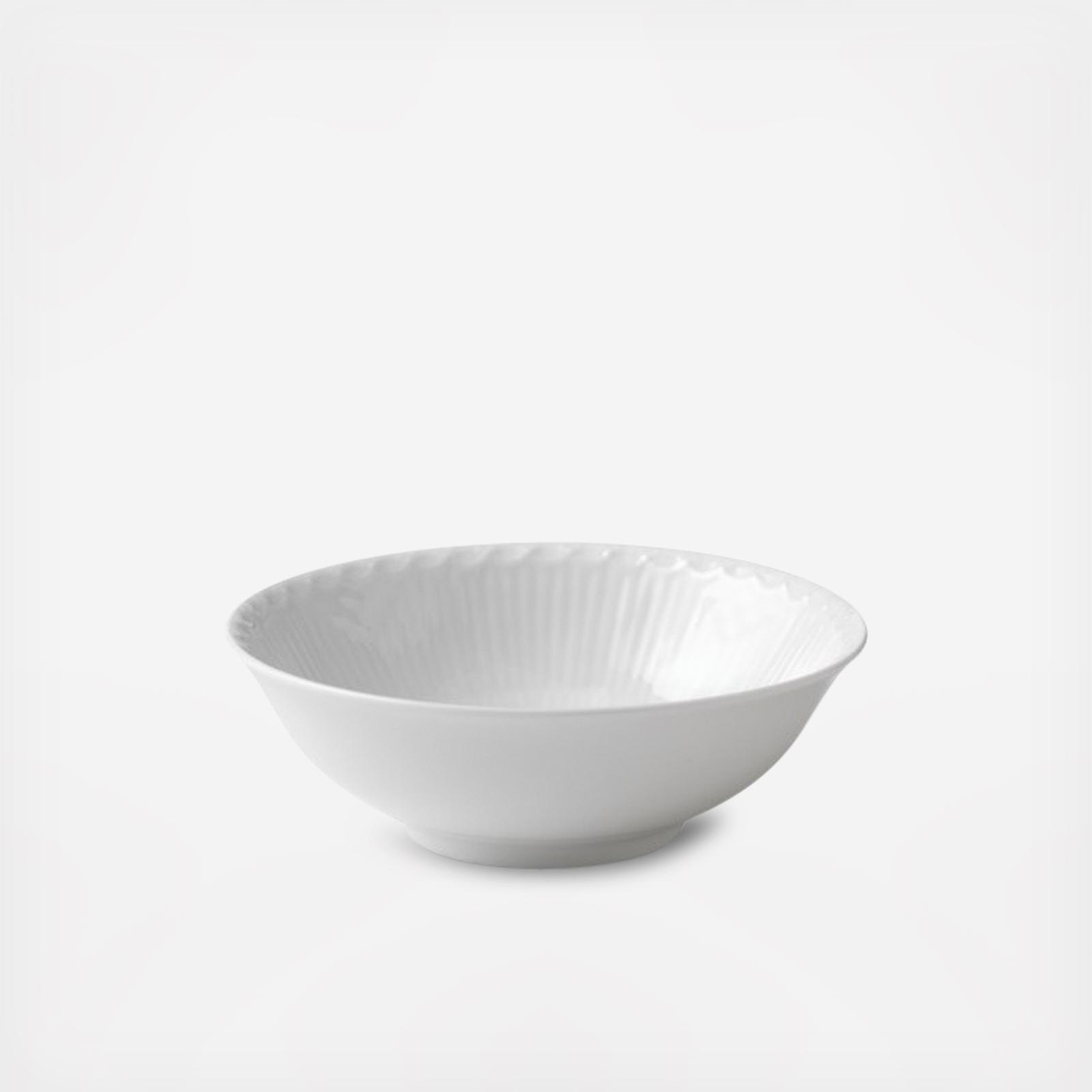 【最終値下げ】Lu.Official Sheer Circle Tank 白 Royal Copenhagen, White Fluted Half Lace Cereal Bowl | Zola