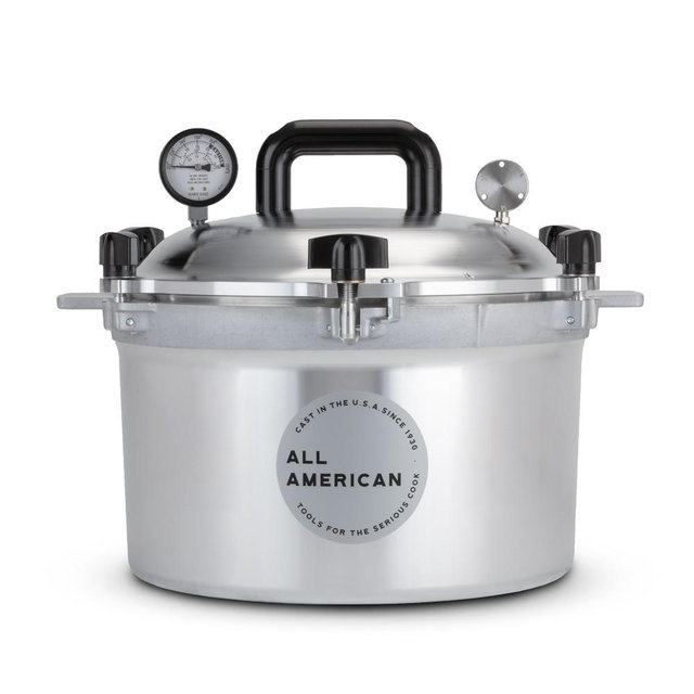 Aluminum Pressure Cooker, 15.5-Qt. with 1 Rack