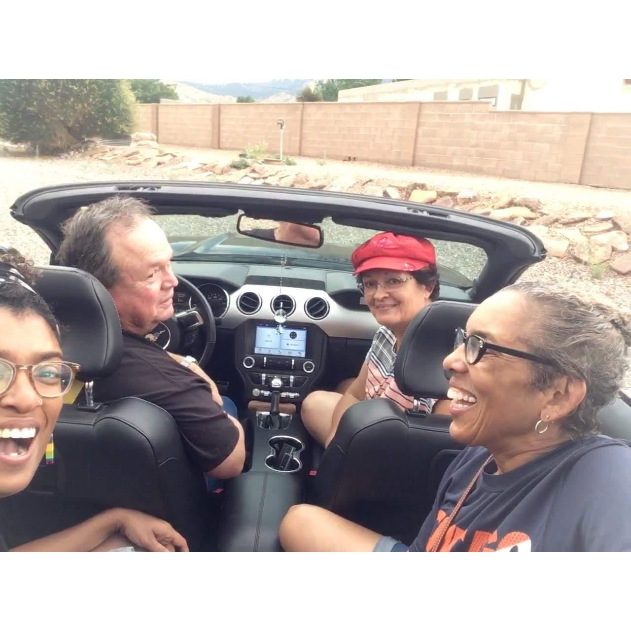 Mustangs make everyone happier. (Albuquerque, July 2019)