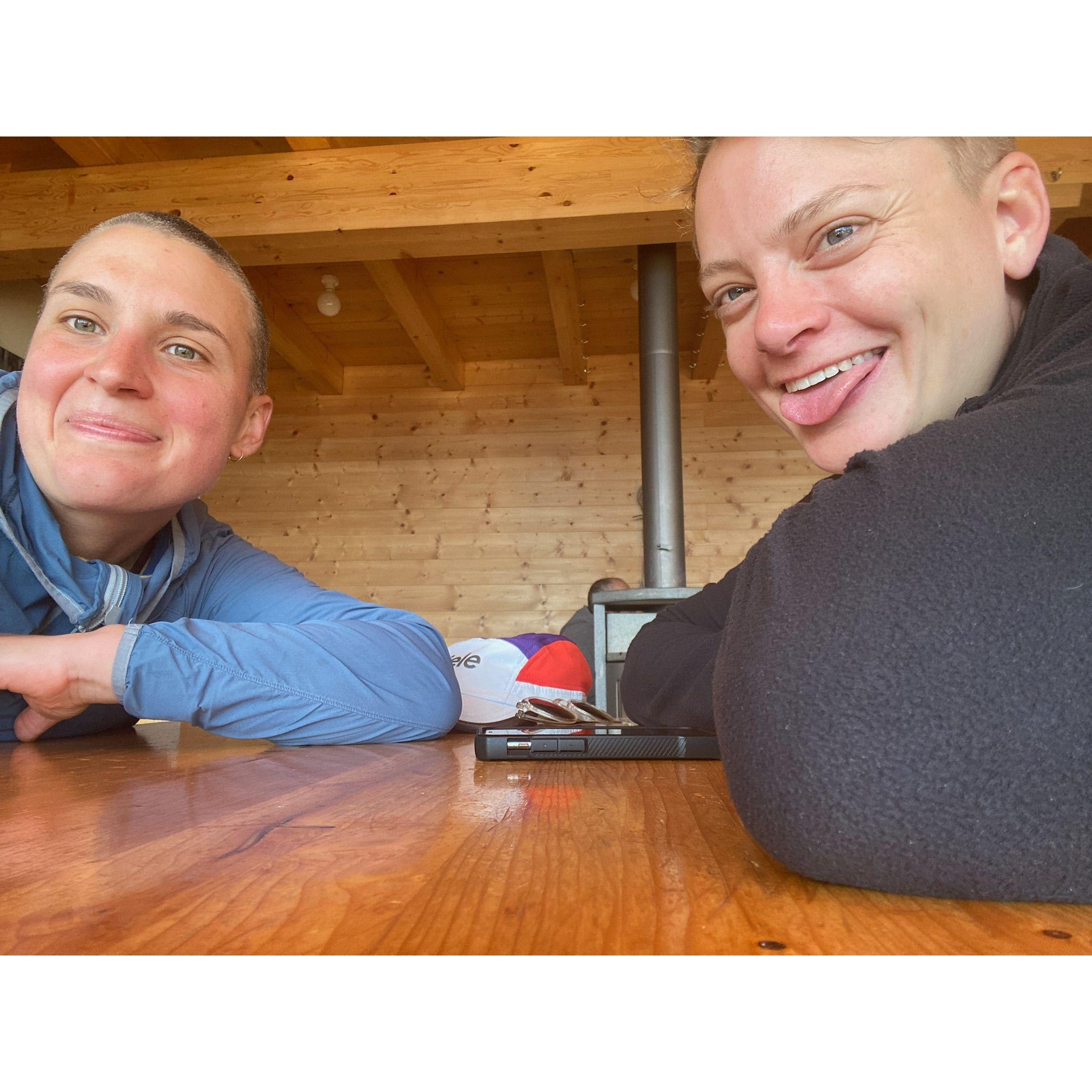 Mountain hut is Switzerland!