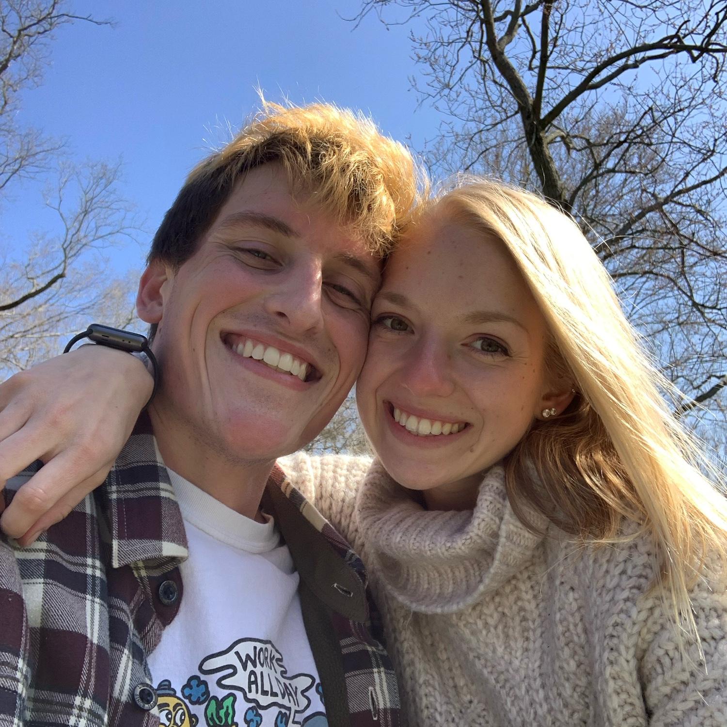 Ian and Callie on one of their first dates in Boston!