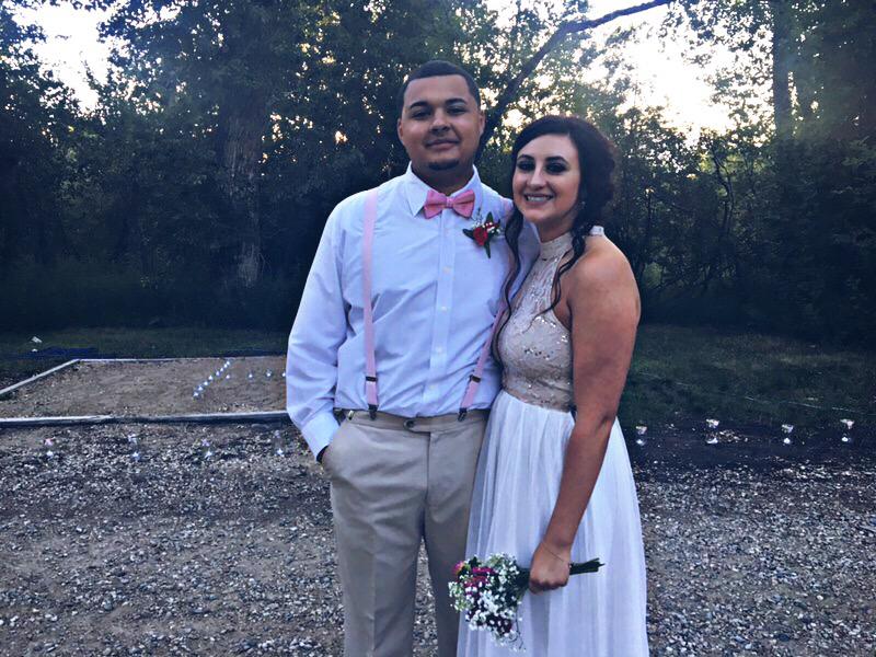 Us at Tys moms wedding 2018