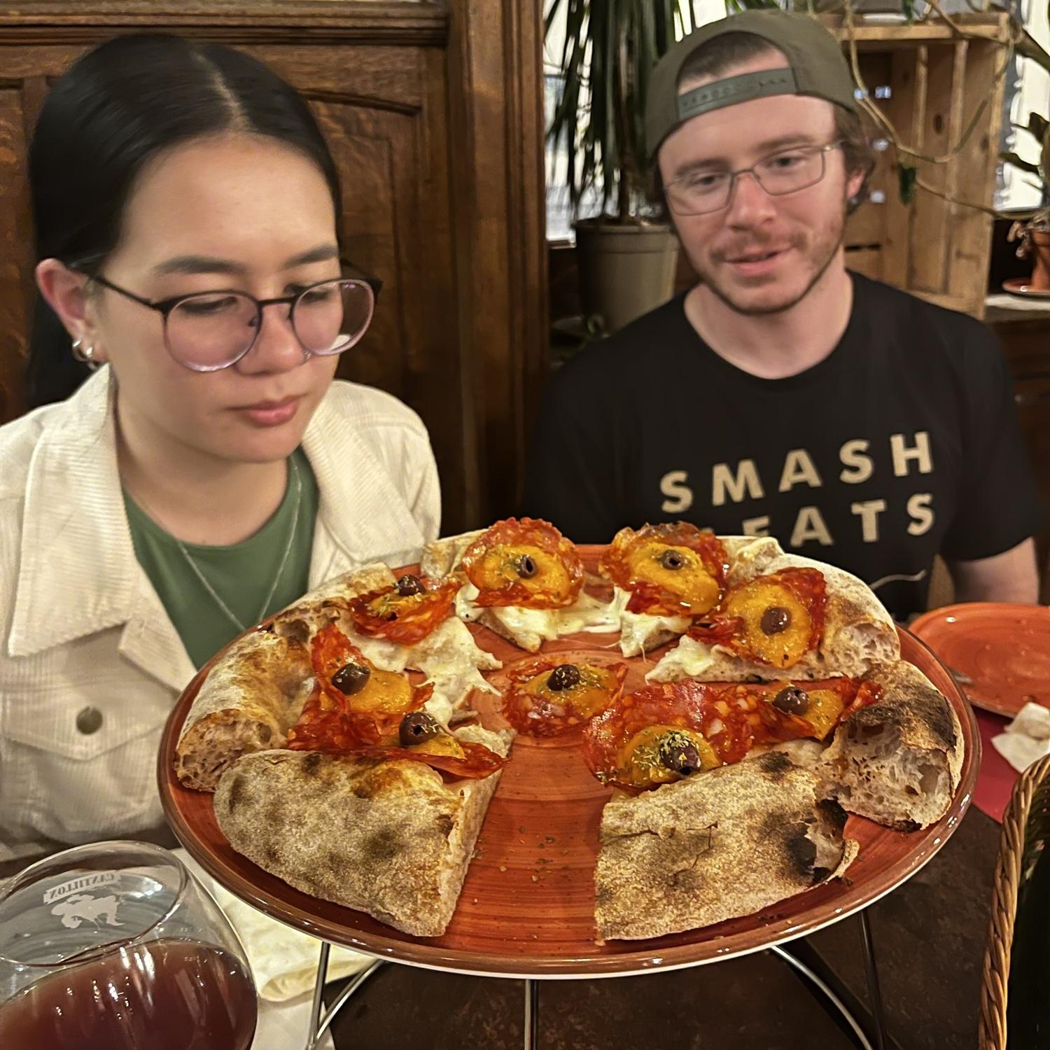 We've always bonded over pizza!