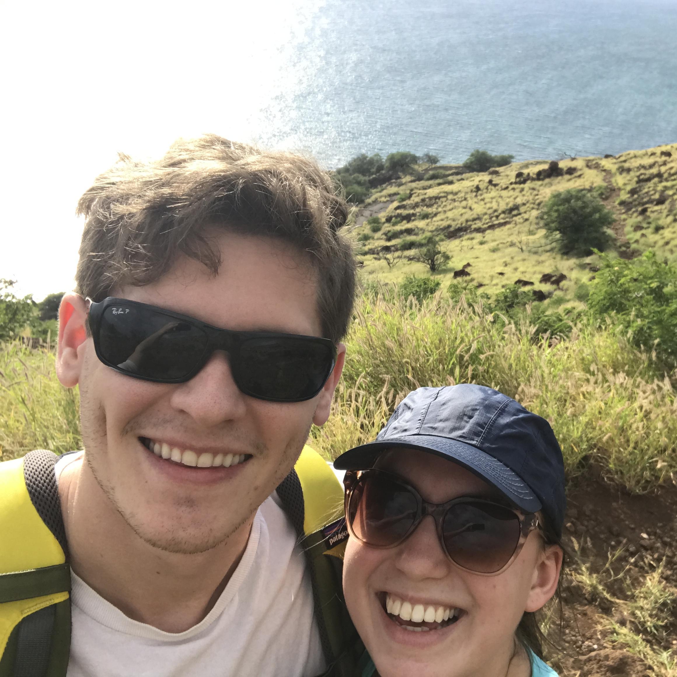 We love to travel and be near the water! Our vacations are usually full of hiking....and eating.