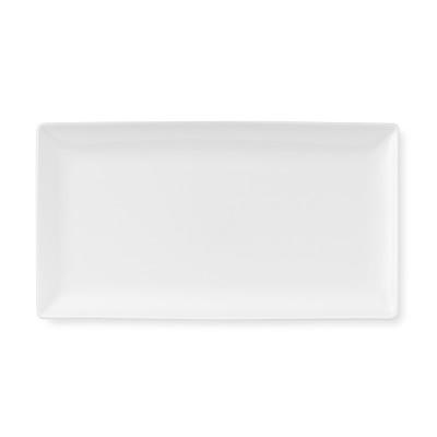 Apilco Zen Rectangular Platter, Porcelain, White