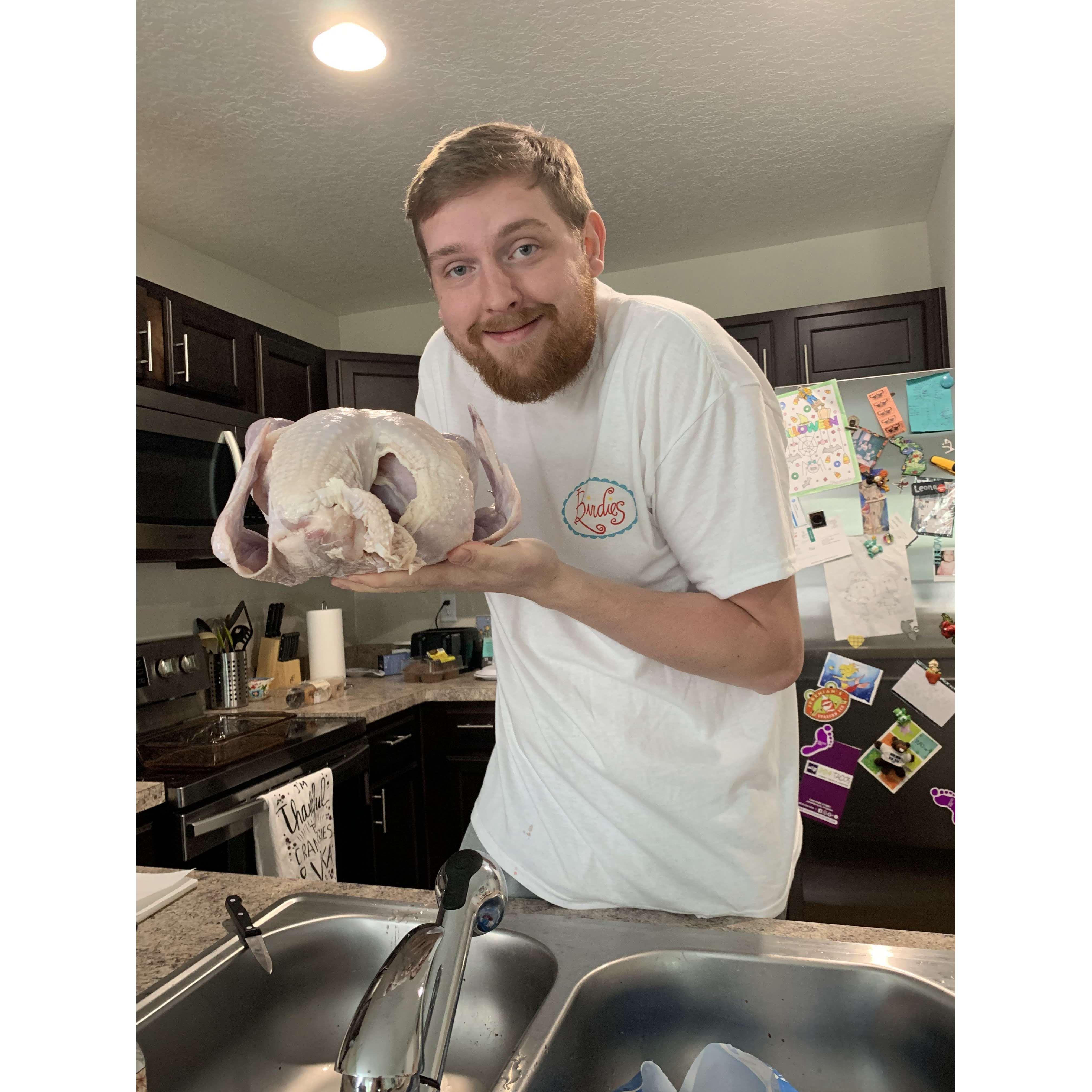 Our first Thanksgiving just the two of us