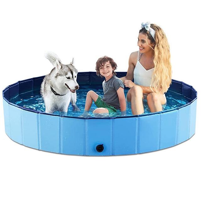 Jasonwell Foldable Dog Pet Bath Pool Collapsible Dog Pet Pool Bathing Tub Kiddie Pool for Dogs Cats and Kids