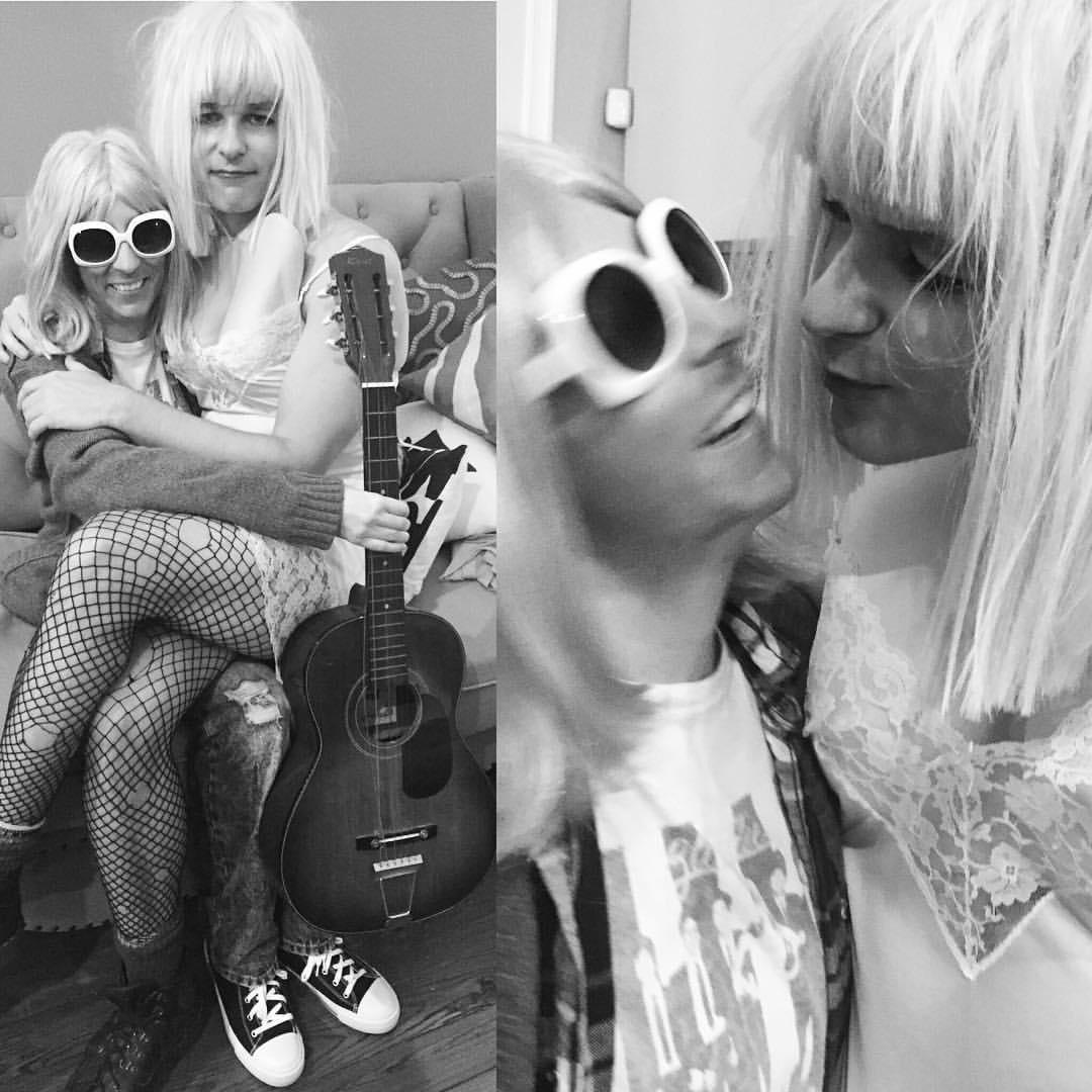 Halloween 2015, Kurt Cobain and Courtney Love, Marigny, New Orleans.
