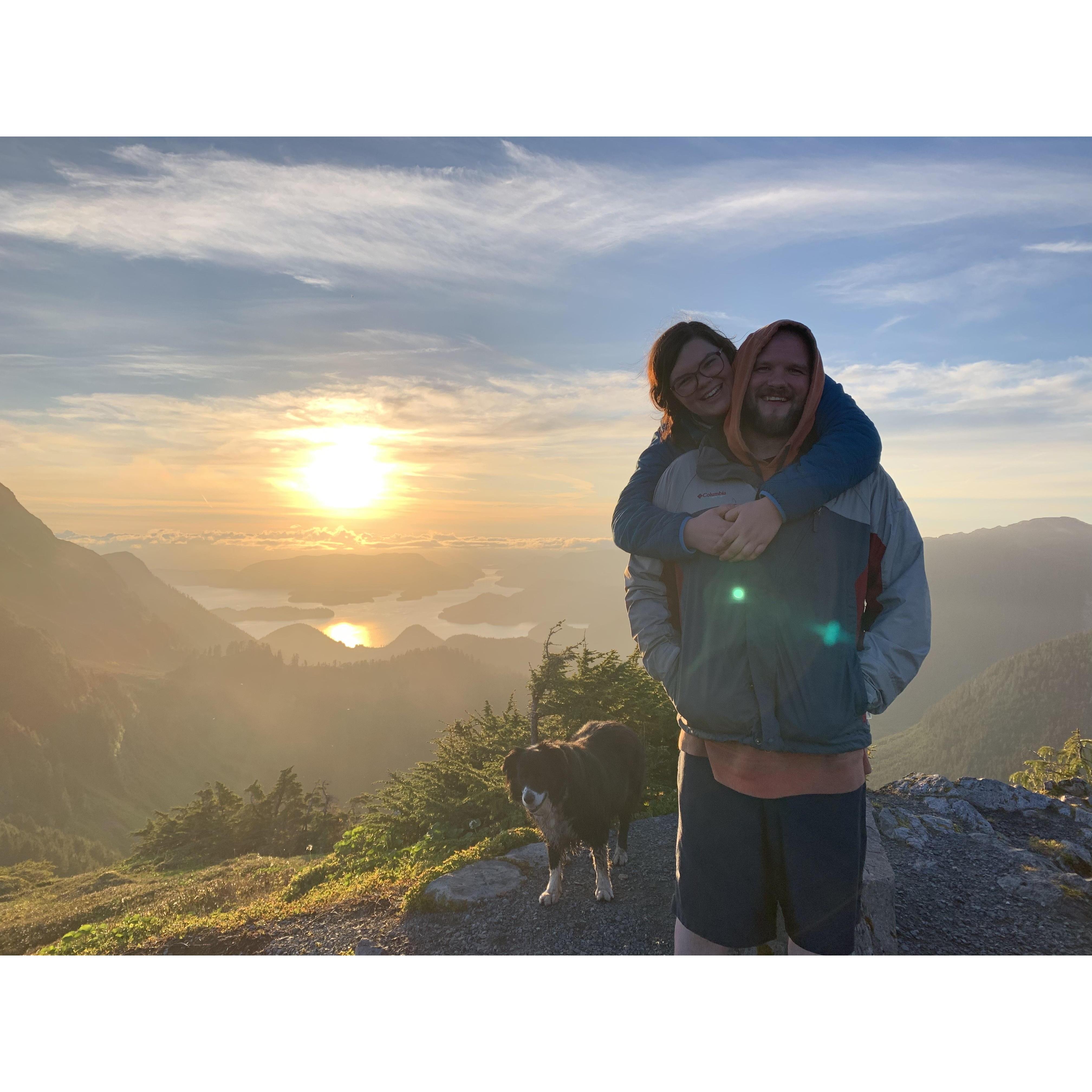 Our first camping trip up Harbor Mountain