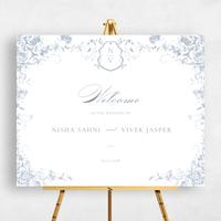 Grey Wedding Sign - Hattaway Landscape