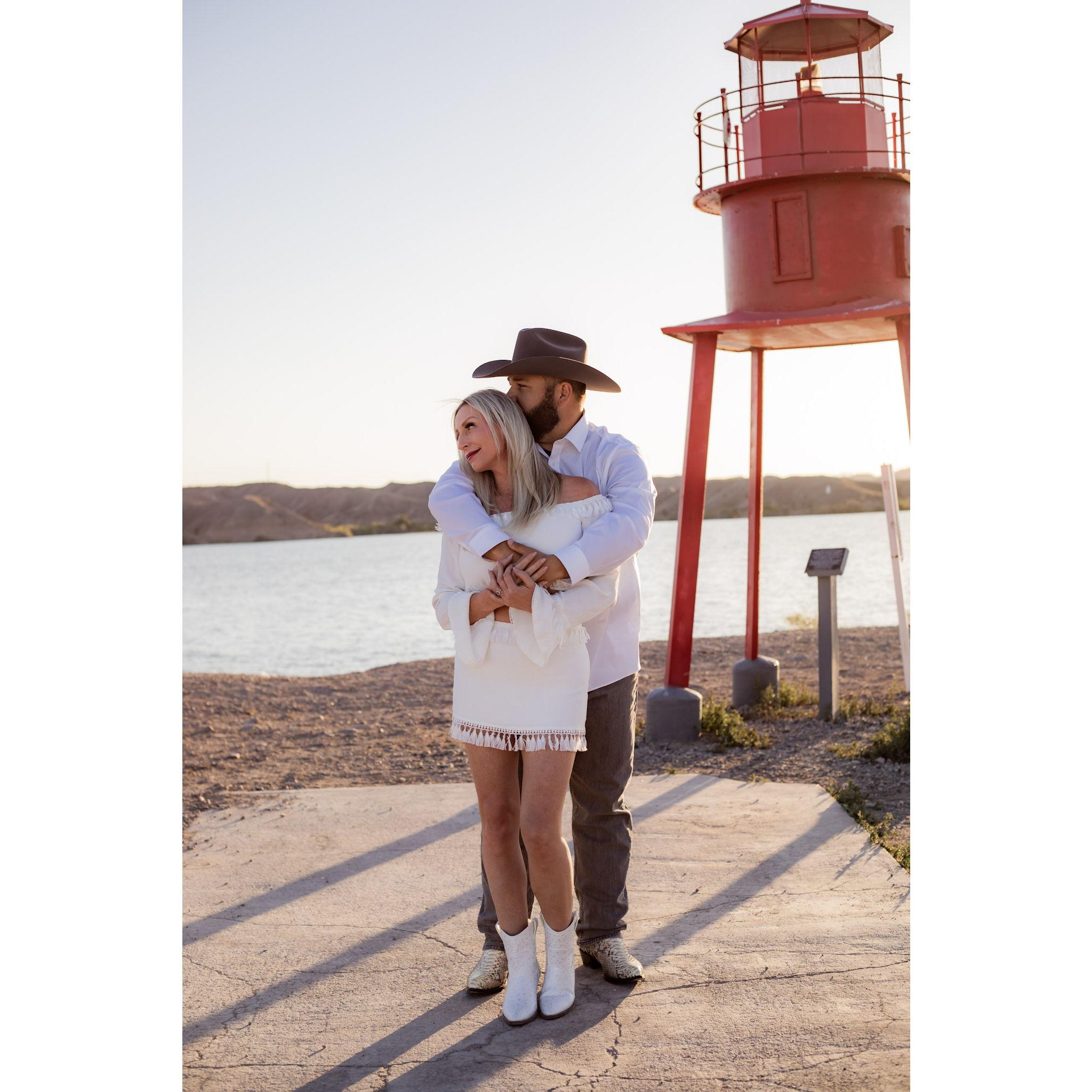 Our engagement photoshoot.