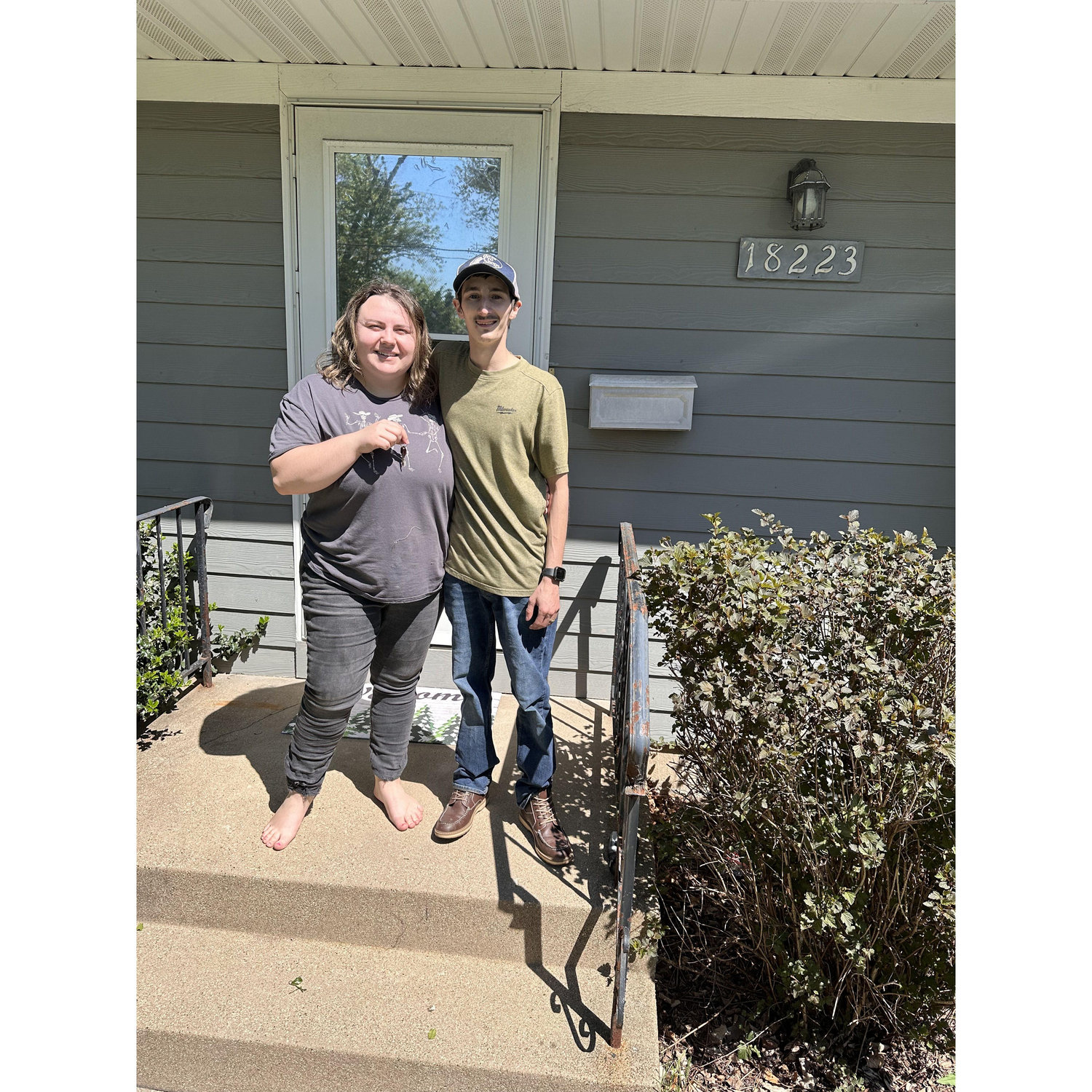Outside our 1st house