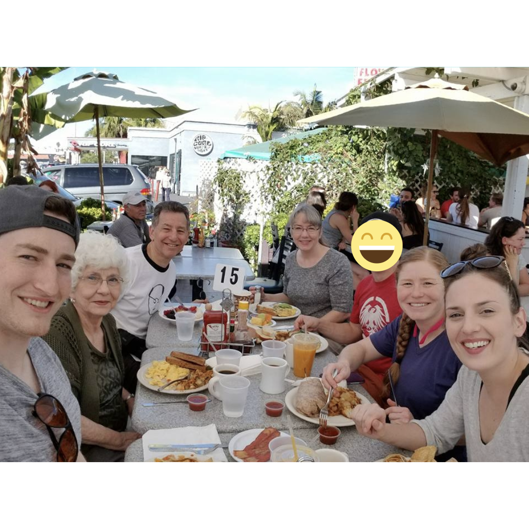 San Diego breakfast with the Yellons