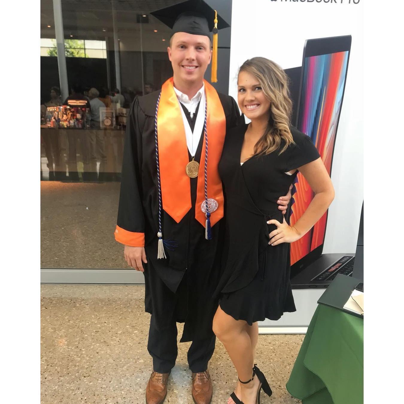 Ruger's graduation from UTD! We have an engineer in the family!
May 2018