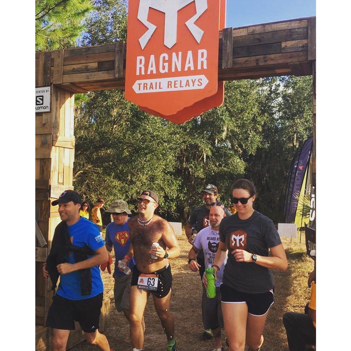 Our very first tagged photo together at a Ragnar Relay in December 2016