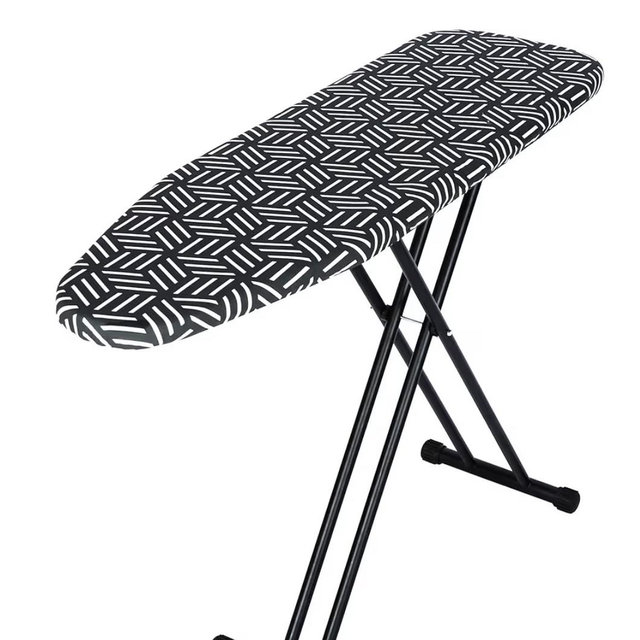 caius Ironing Board, Compact and Space Saver Full Size Ironing Board, Extra Wide Ironing Area with Extra Thick Heavy Duty Padded Cover, Stable Structure, Easy to Fold
