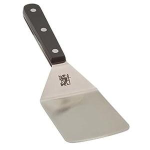 Sabatier Triple Rivet Stainless Steel Wide Turner, 9.65-Inch, Black