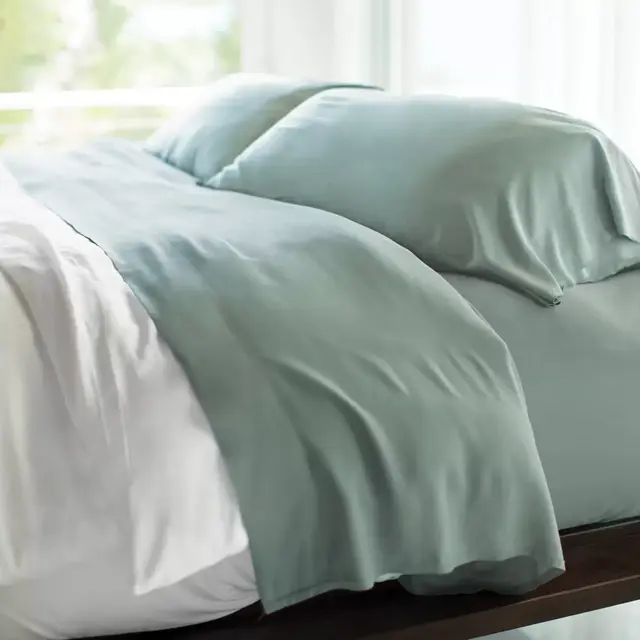 Cariloha® Resort 400-Thread-Count Viscose Made From Bamboo King Sheet Set in Aqua
