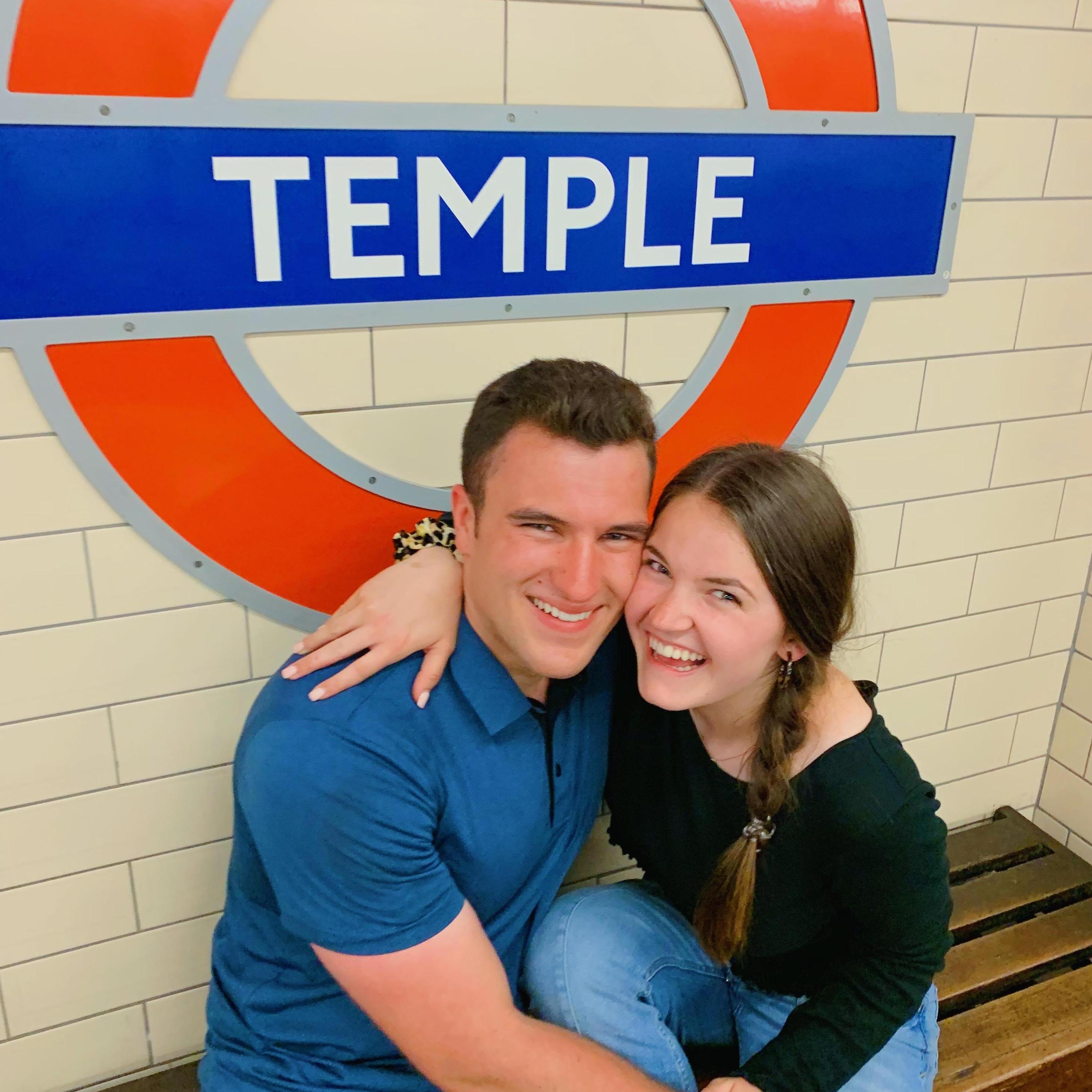 on our way to the temple!!