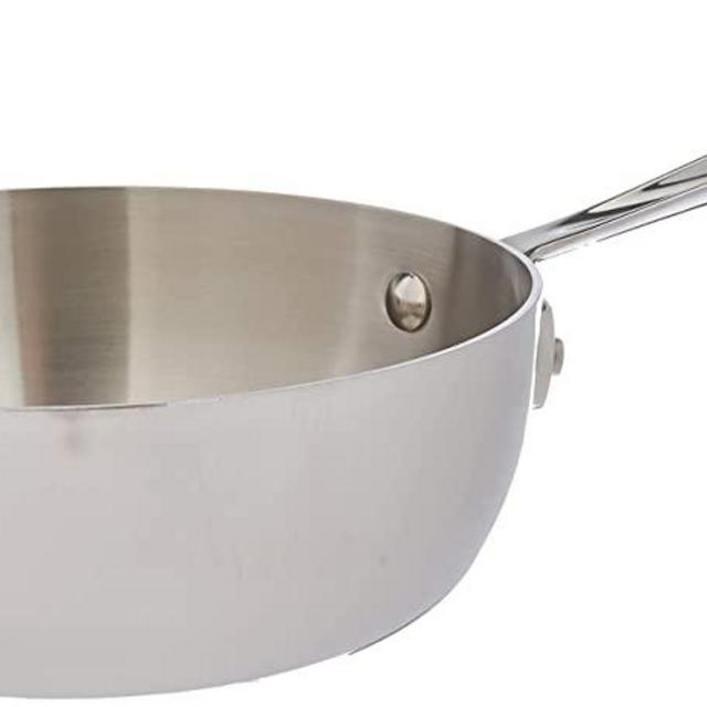 All-Clad 4212 No Whisk D3 Saucier, 2-Quart, Silver