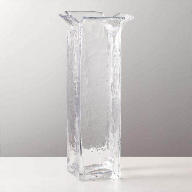 Flare Clear Glass Vase