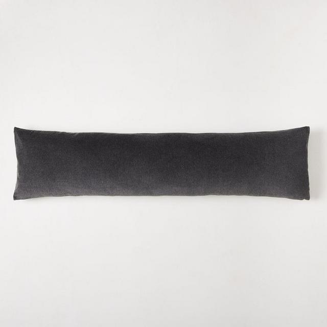 Classic Cotton Velvet Pillow Cover, 12"x46", Slate