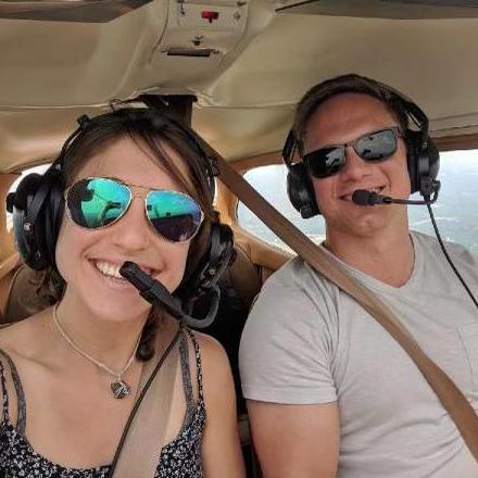 2017/2018 -- Flying in the skies together! This handsome man is a pilot now!