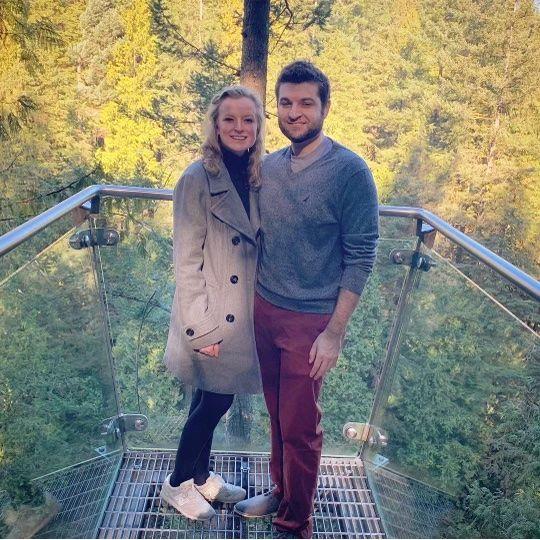Lindsey and JP's first trip out of the country, to Vancouver!