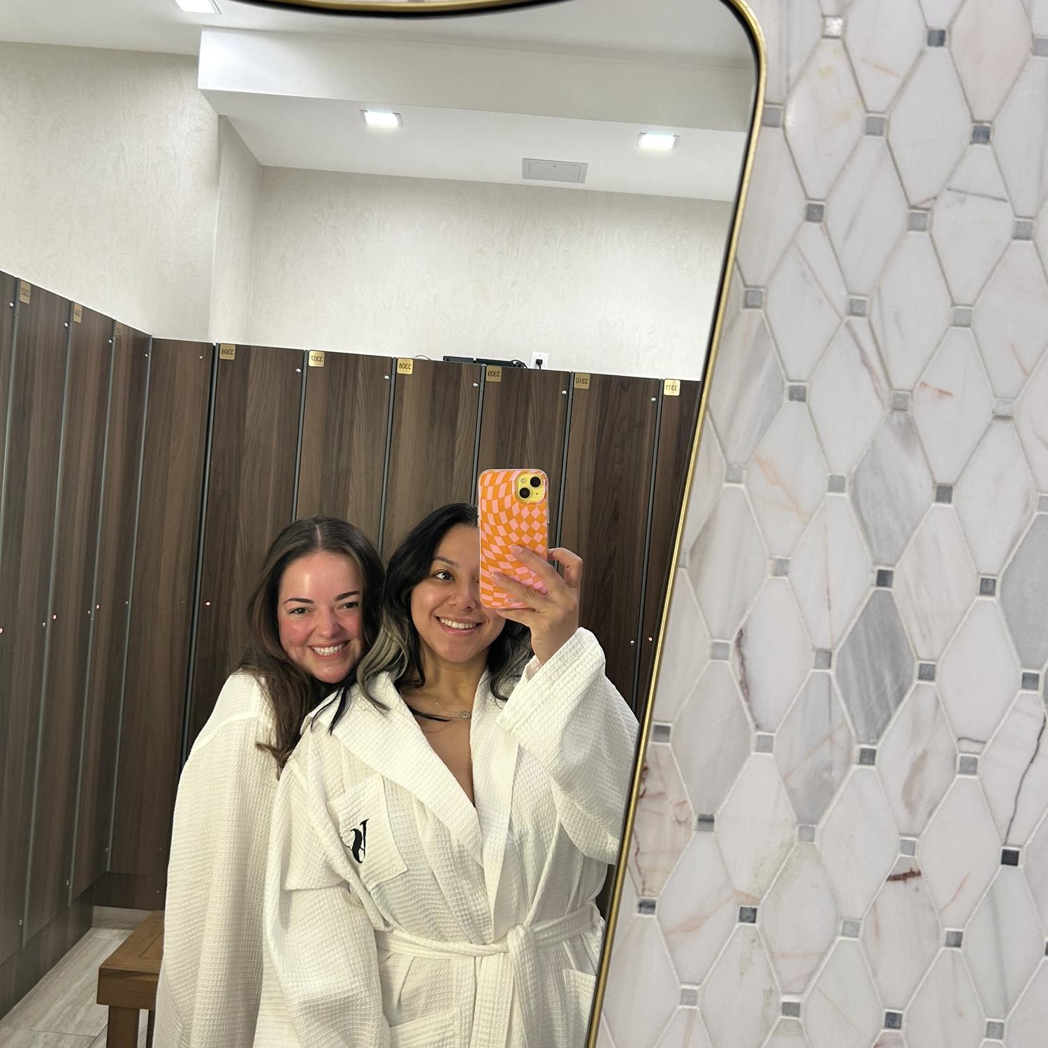 we kept the celebration going the next day with a trip to World Spa in Brooklyn!