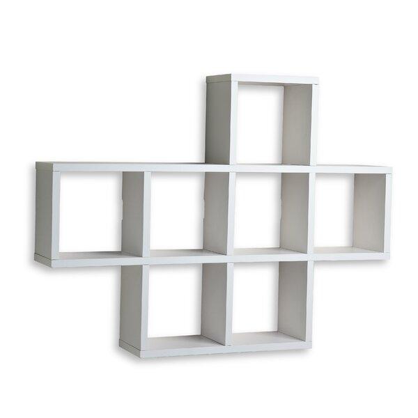 Germain Cubby Wall Shelf Black
