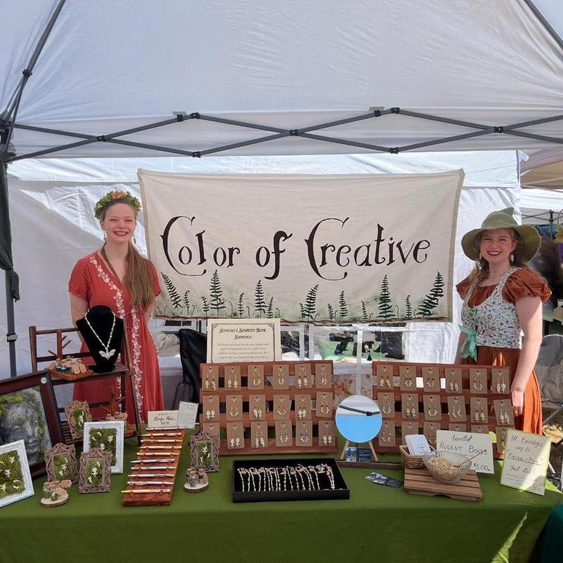 Our first witch faire for Olivia's business!