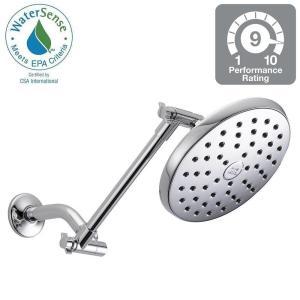 1-Spray 7.5 in. Raincan Shower Head in Chrome